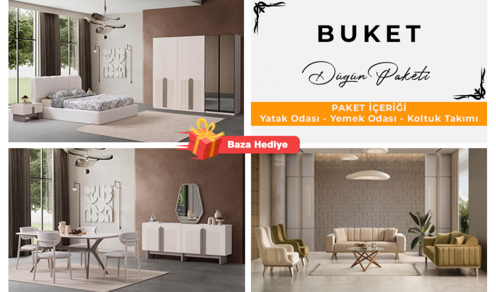 Buket Düğün Paketi