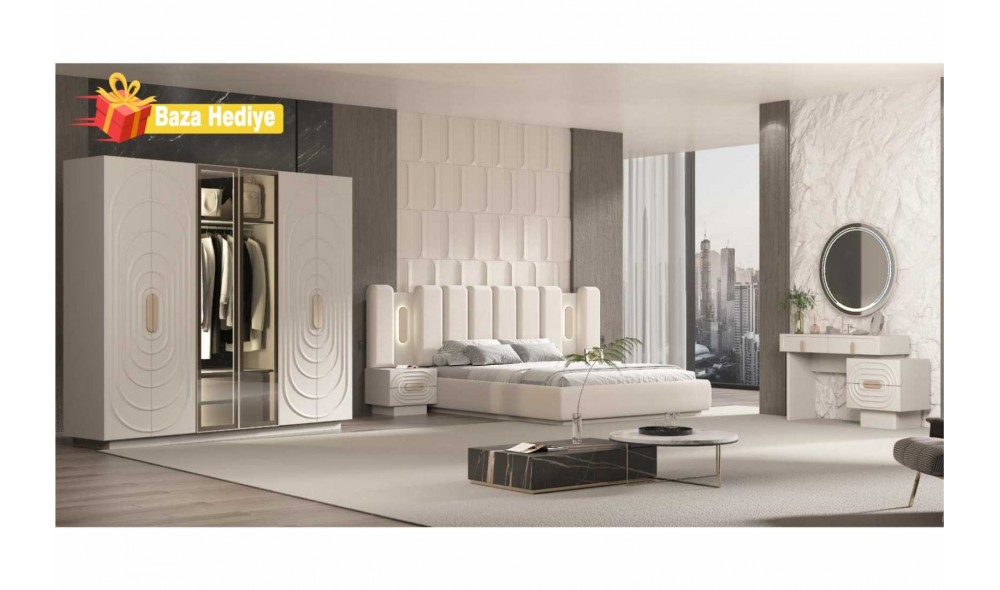 Galaksi Yatak Odası (Ön yüzler %100 mdf kasa suntalem malzemeden üretilmiştir)
