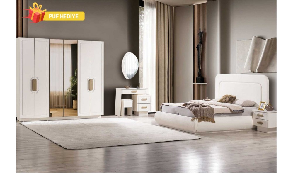 Nova Yatak Odası (Ön yüzler %100 mdf kasa suntalem malzemeden üretilmiştir)