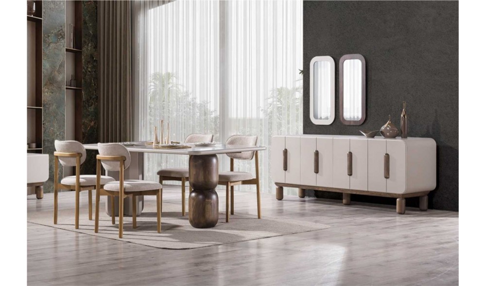 Kumtaşı Yemek Odası %100 MDF