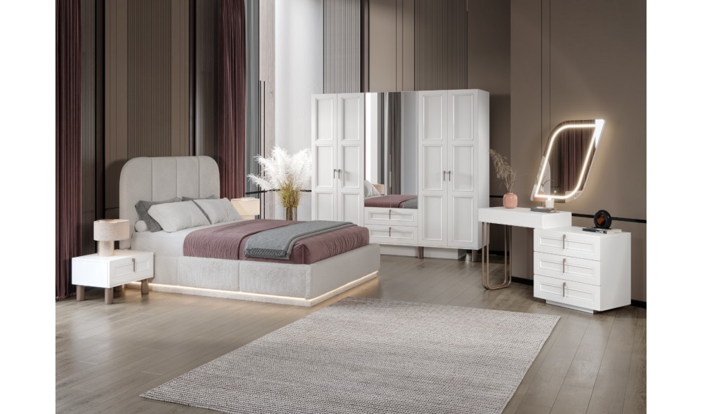 Bella Yatak Odası Takımı %100 MDF 