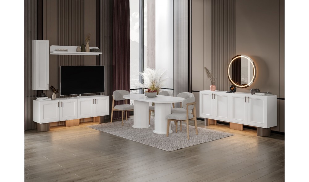 Bella · Yemek Odası Takımı %100 MDF
