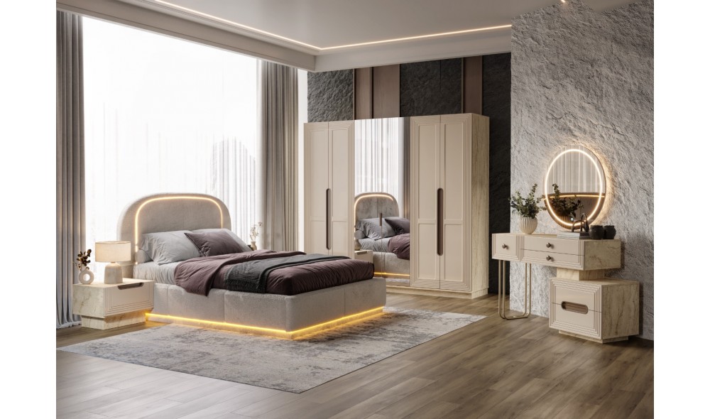 Ares Yatak Odası Takımı %100 MDF 
