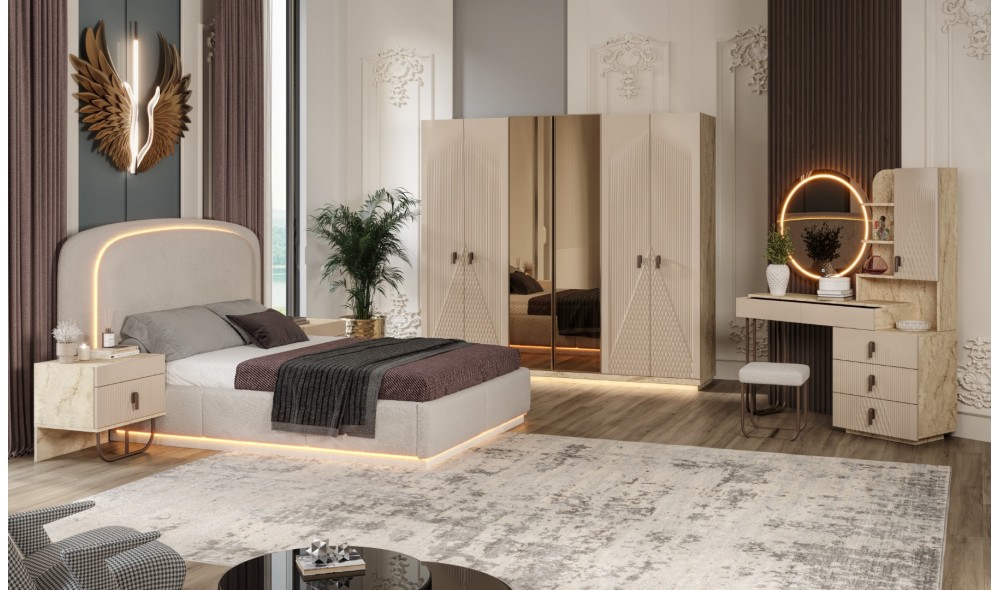 AVANT Yatak Odası Takımı %100 MDF 