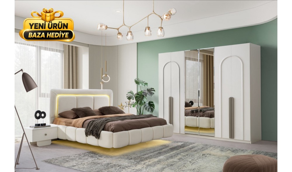 BARCELONA Yatak Odası Takımı %100 MDF 
