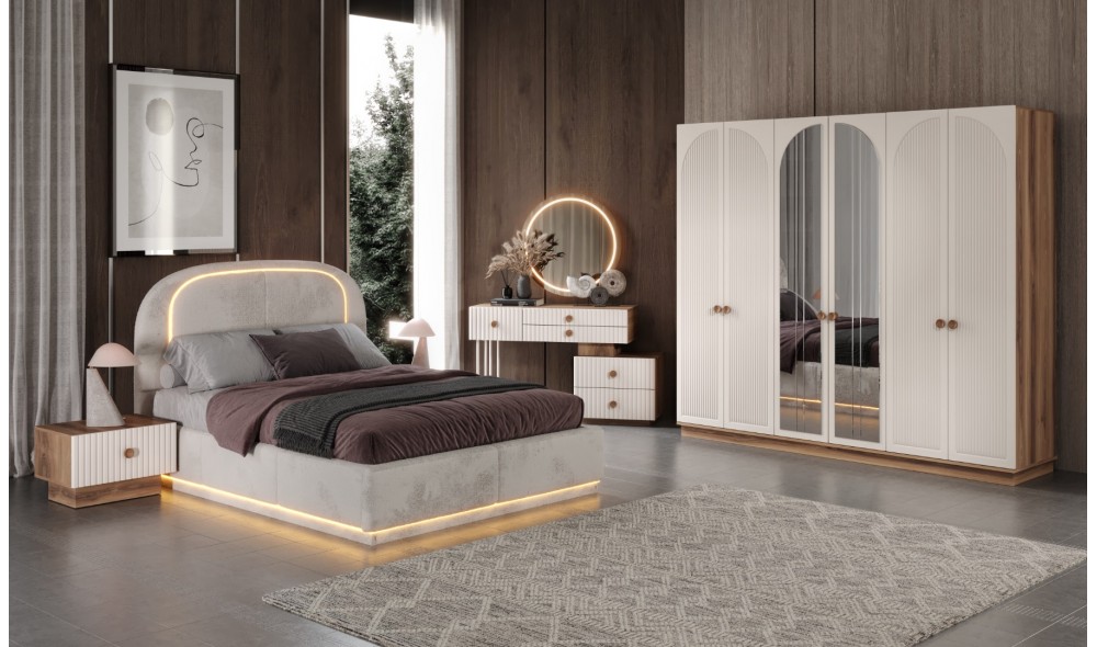 Jelibon Yatak Odası Takımı %100 MDF 