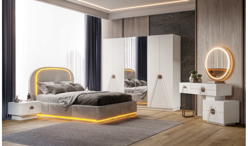 Ester Yatak Odası Takımı %100 MDF 