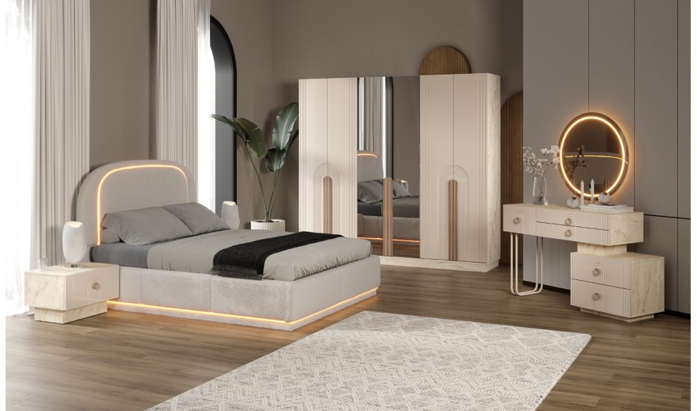 Satle Yatak Odası Takımı %100 MDF 