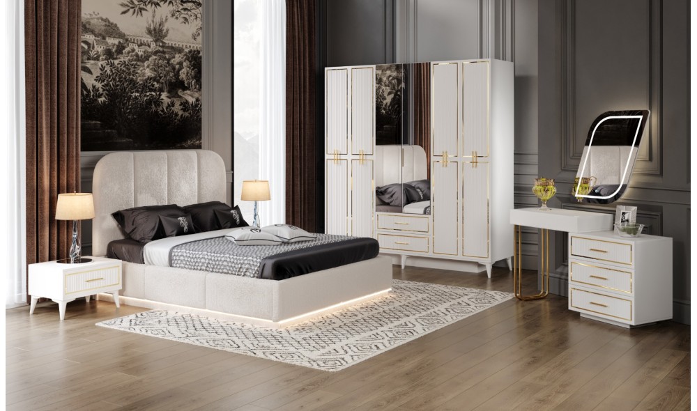 Lavita Yatak Odası Takımı %100 MDF 