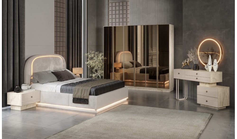 Kors Yatak Odası Takımı %100 MDF 