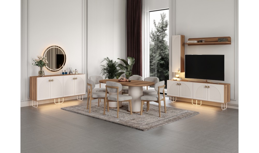 Dalin · Yemek Odası Takımı %100 MDF