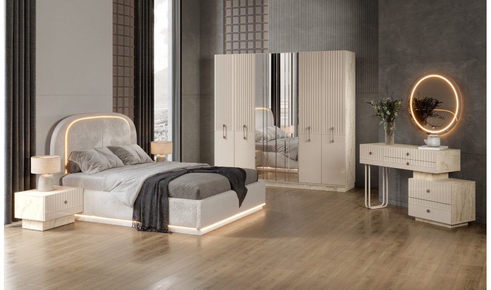 Kars Yatak Odası Takımı %100 MDF 
