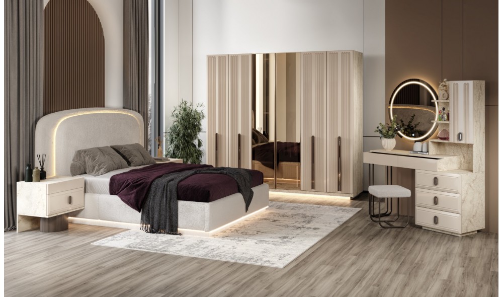 Majeste Yatak Odası Takımı %100 MDF 