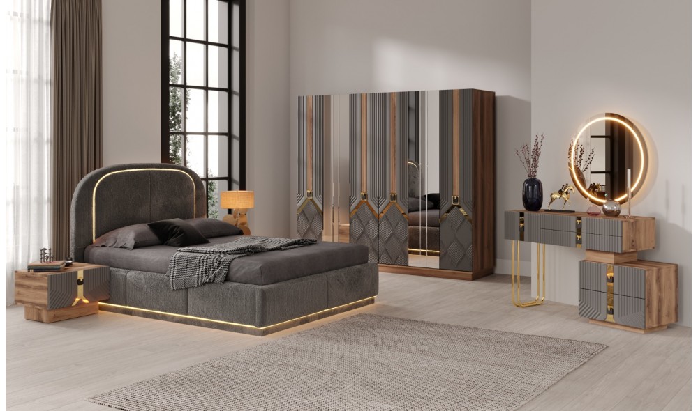 Malta Yatak Odası Takımı %100 MDF 