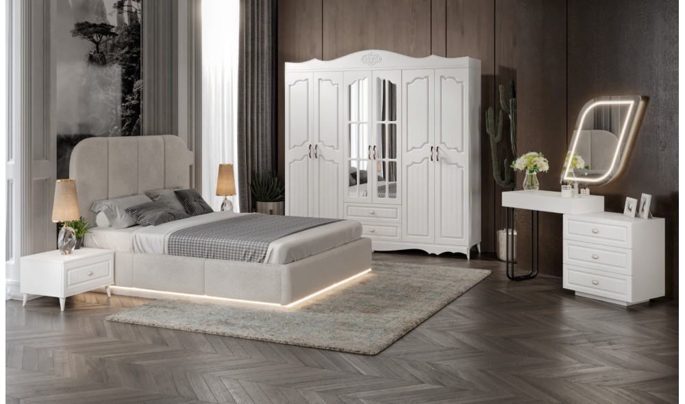 Merlin · Yatak Odası Takımı %100 MDF 