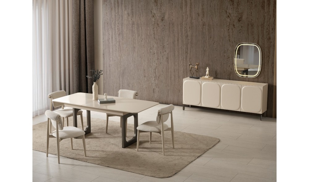 Bubble Yemek Odası Takımı %100 MDF