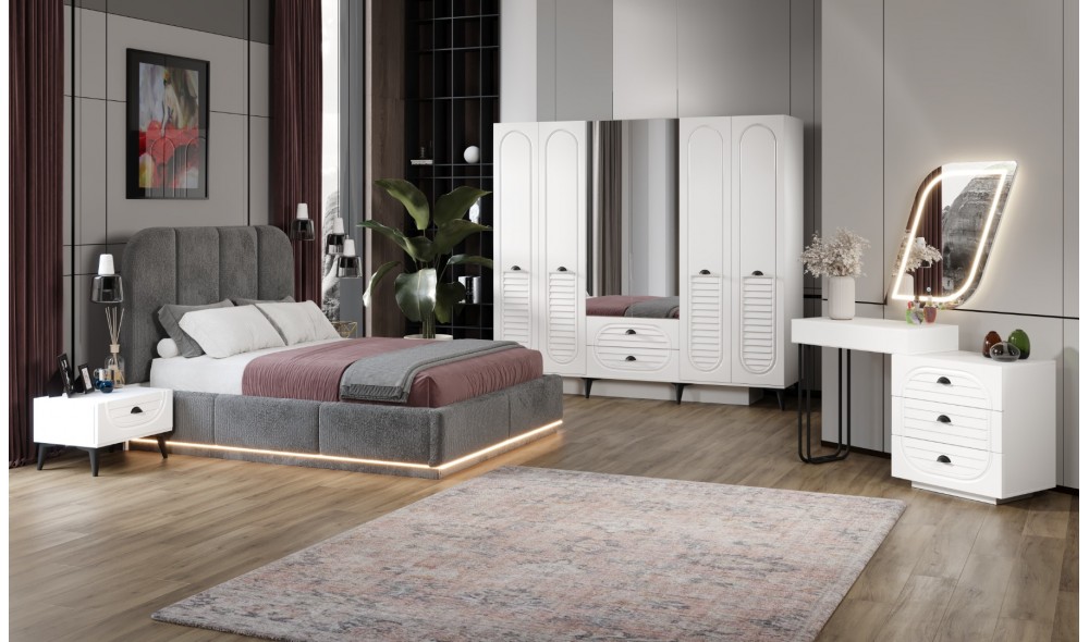 Polita Yatak Odası Takımı %100 MDF 