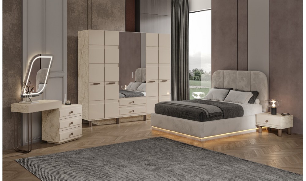 Negro Yatak Odası Takımı %100 MDF 