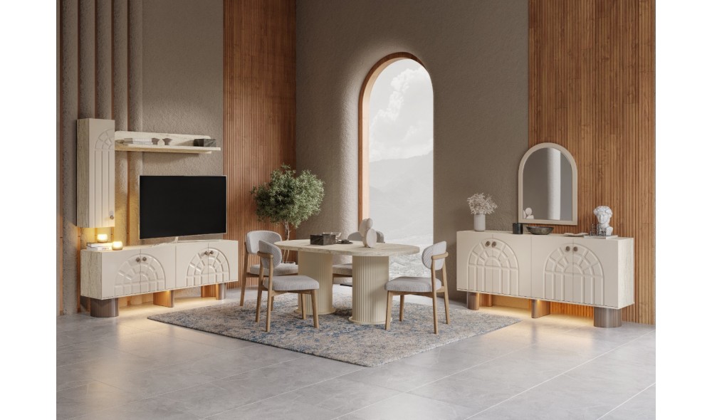 Rubby · Yemek Odası Takımı %100 MDF