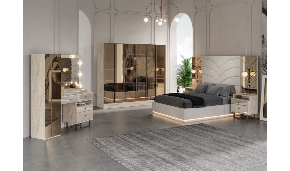 Santos Yatak Odası Takımı %100 MDF 