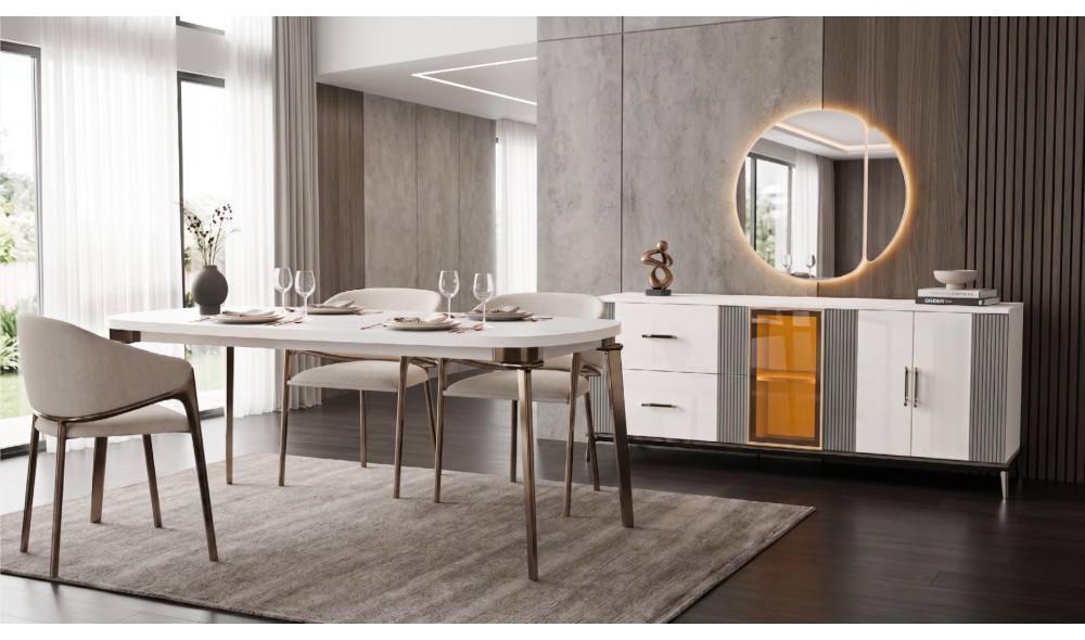 Milas · Yemek Odası Takımı %100 MDF