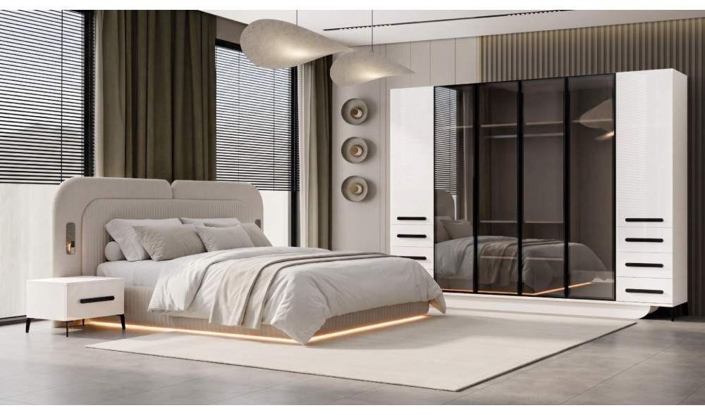 OLİMPOS Yatak Odası Takımı %100 MDF 