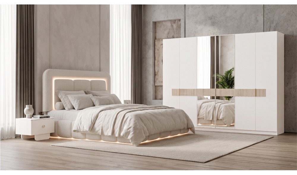 Lova Yatak Odası Takımı %100 MDF 
