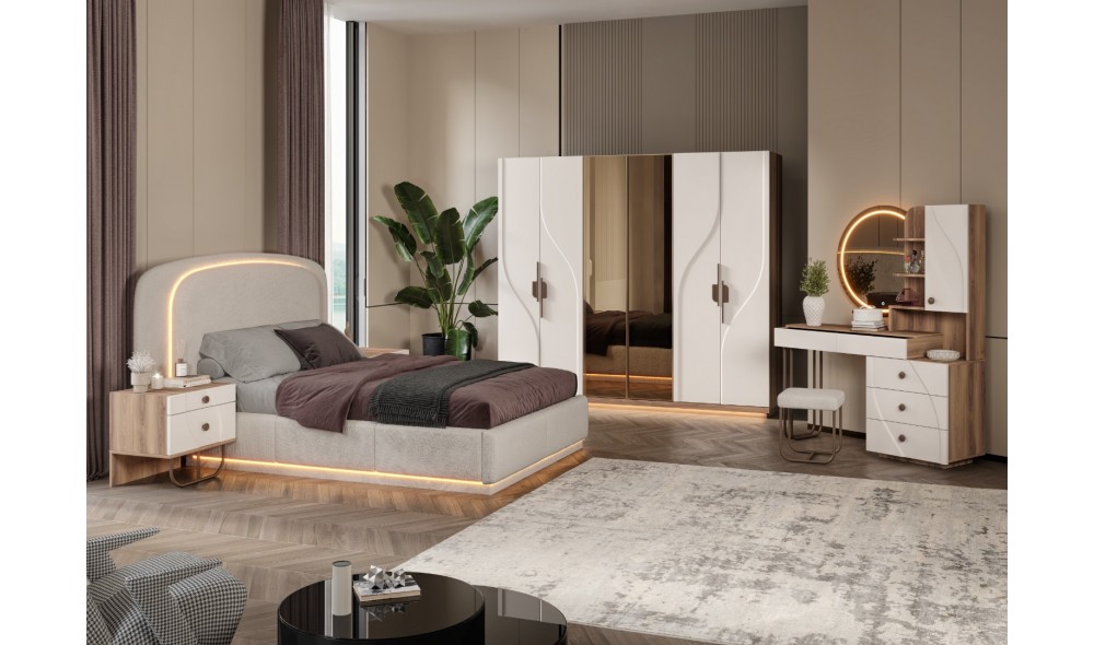 Vento Yatak Odası Takımı %100 MDF 