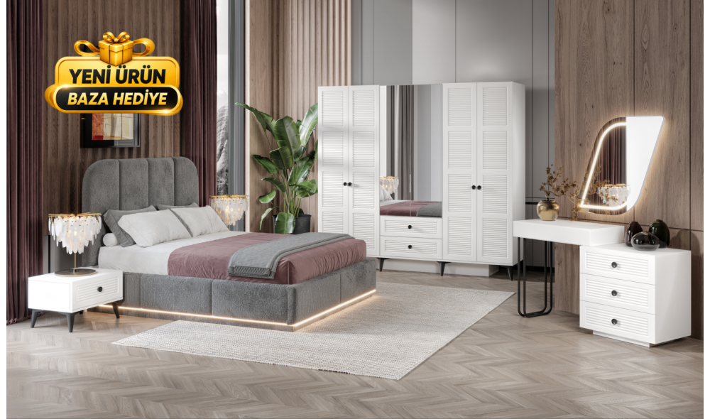 Naren Yatak Odası Takımı %100 MDF 