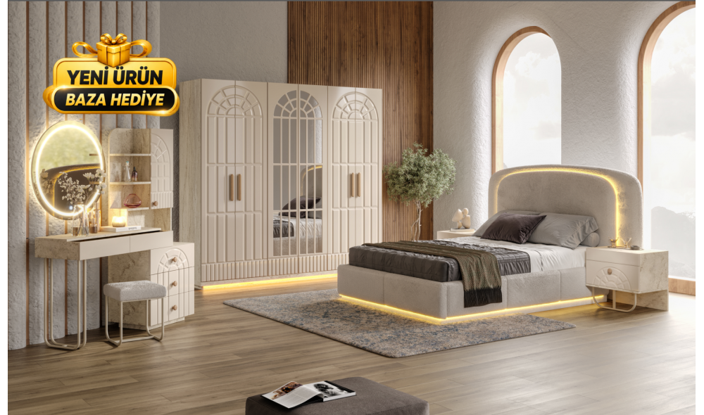 Anatolia Yatak Odası Takımı %100 MDF 