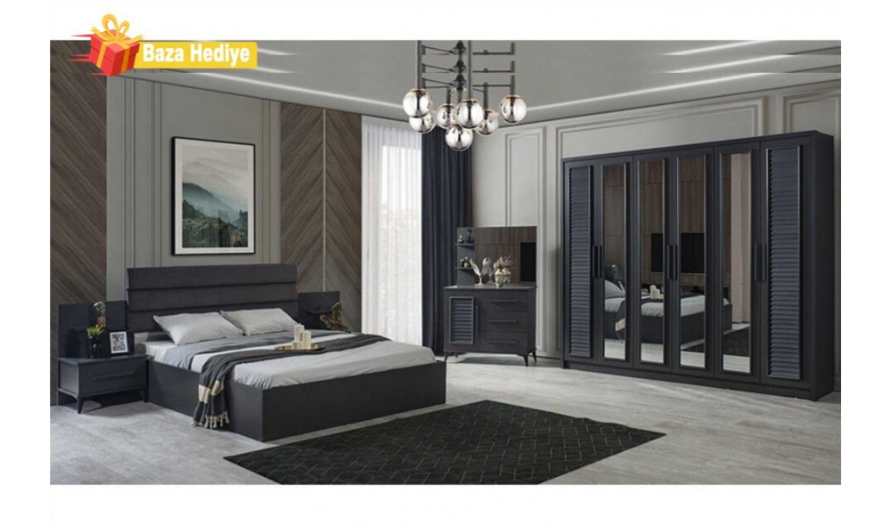 Damla Siyah Yatak Odası