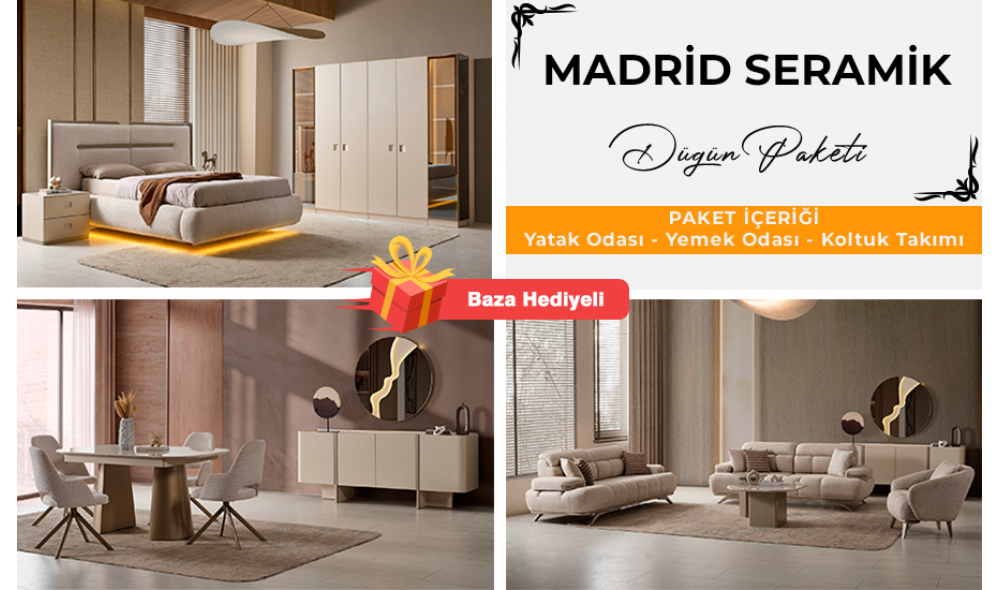 Madrid Seramik · Düğün Paketi