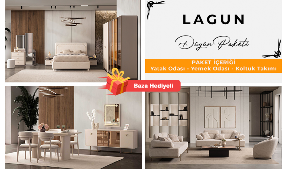Lagün · Düğün Paketi %100 MDF