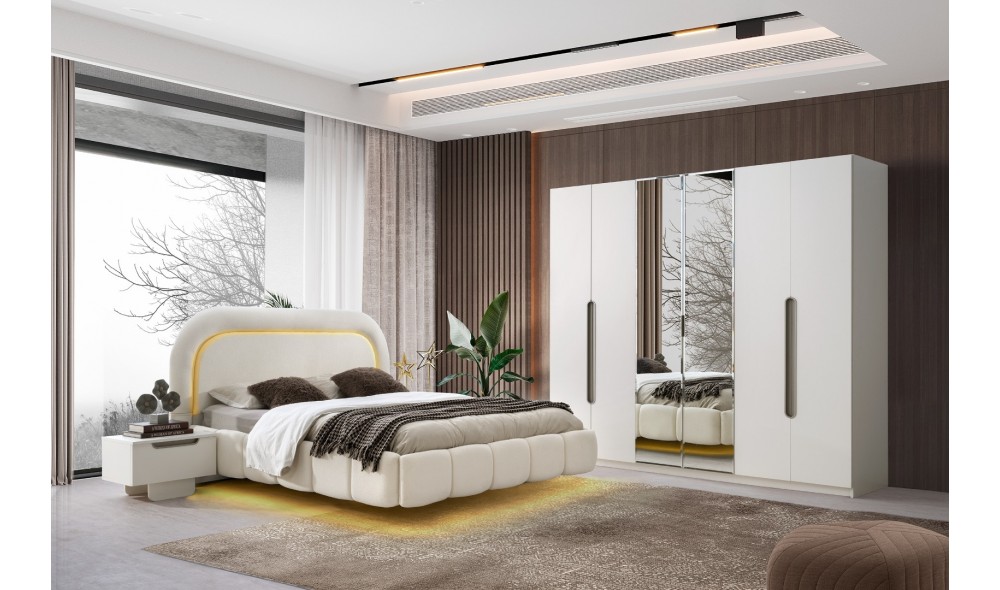 KUMSAL Yatak Odası Takımı %100 MDF 