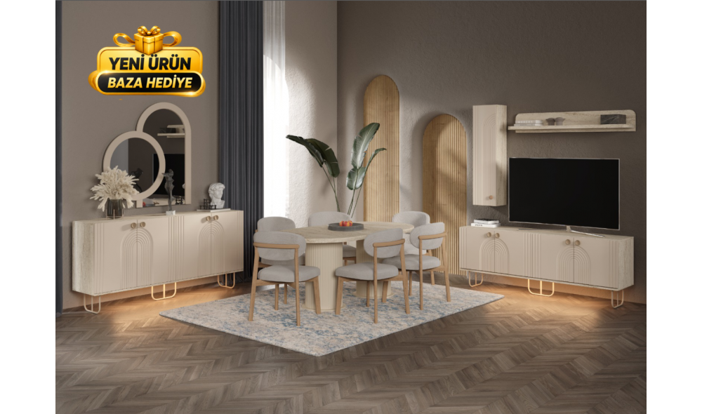 Satle · Yemek Odası Takımı %100 MDF