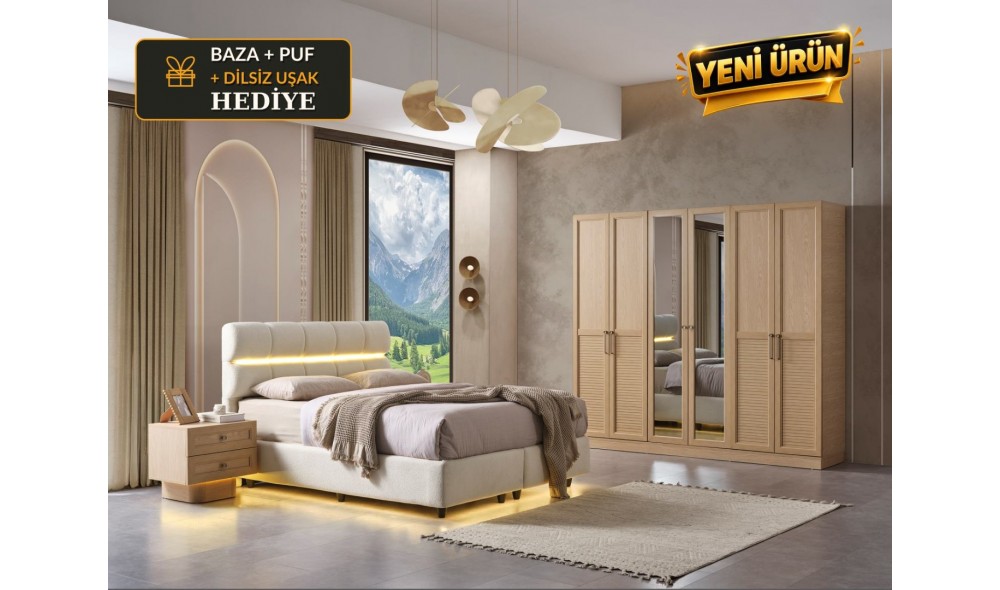 Lupin · Yatak Odası Takımı %100 MDF