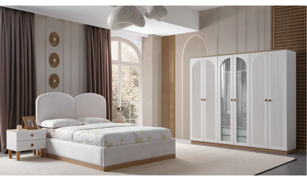 Nergis Düğün Paketi (Ön yüzler %100 mdf kasa suntalem malzemeden üretilmiştir)