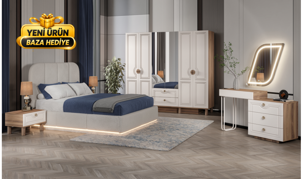 Nevada Yatak Odası Takımı %100 MDF 