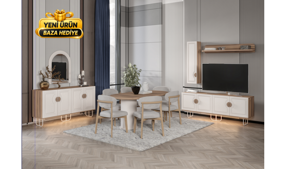 Nevada · Yemek Odası Takımı %100 MDF