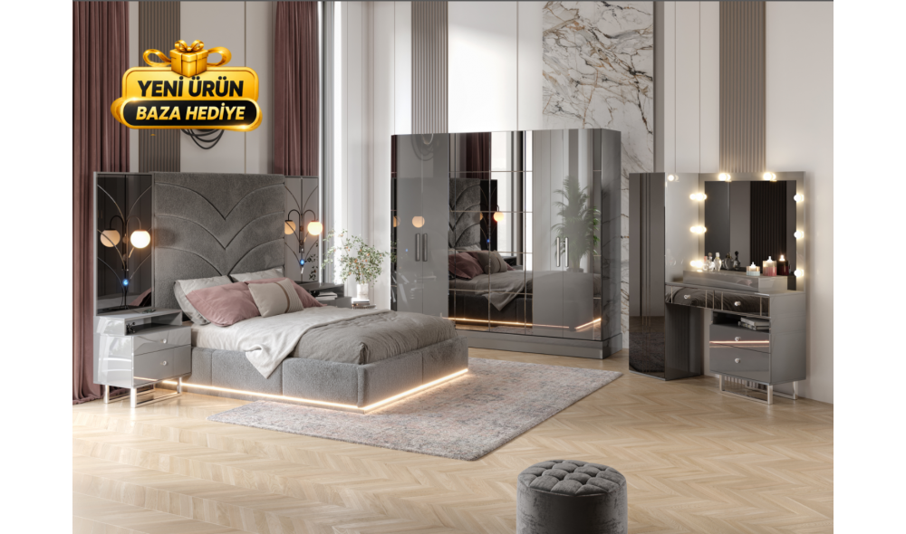 Gameo Yatak Odası Takımı %100 MDF 