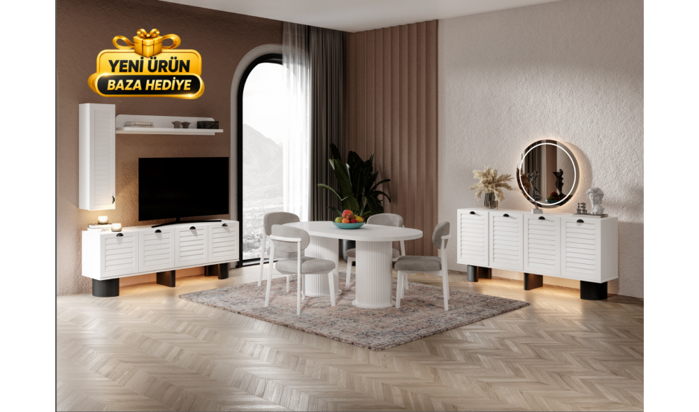 Raven · Yemek Odası Takımı %100 MDF