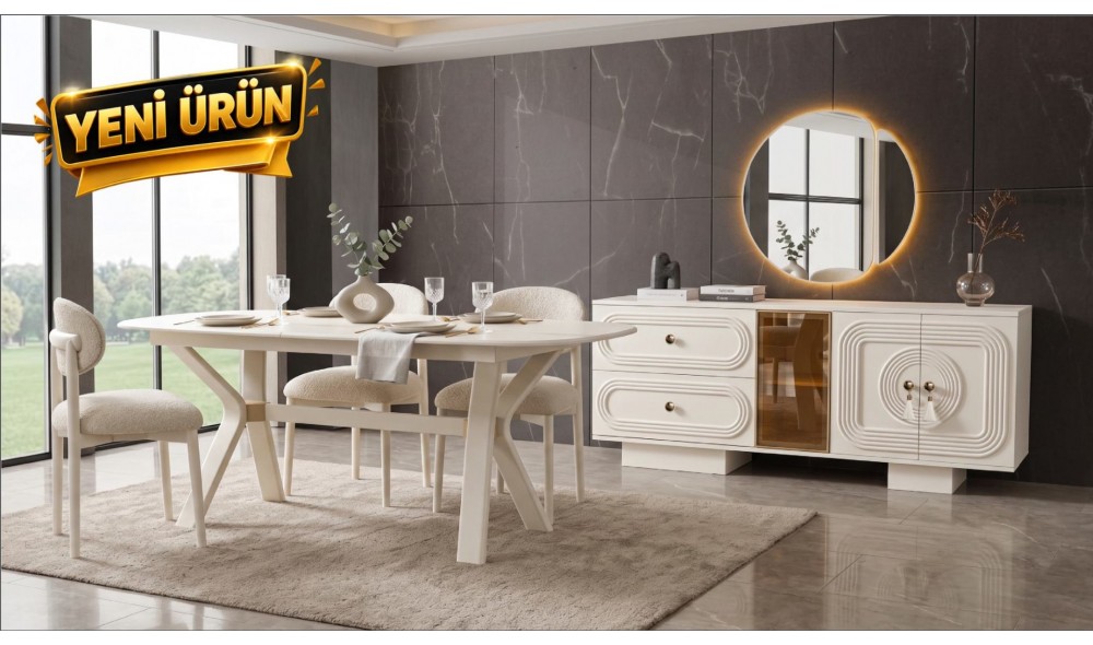 Viona · Yemek Odası Takımı %100 MDF