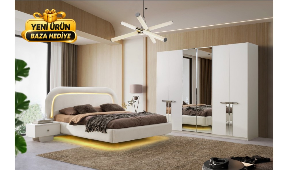 Yeni Som Yatak Odası Takımı %100 MDF 